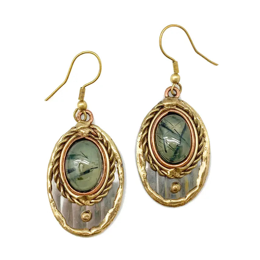 Mixed Metal Earrings