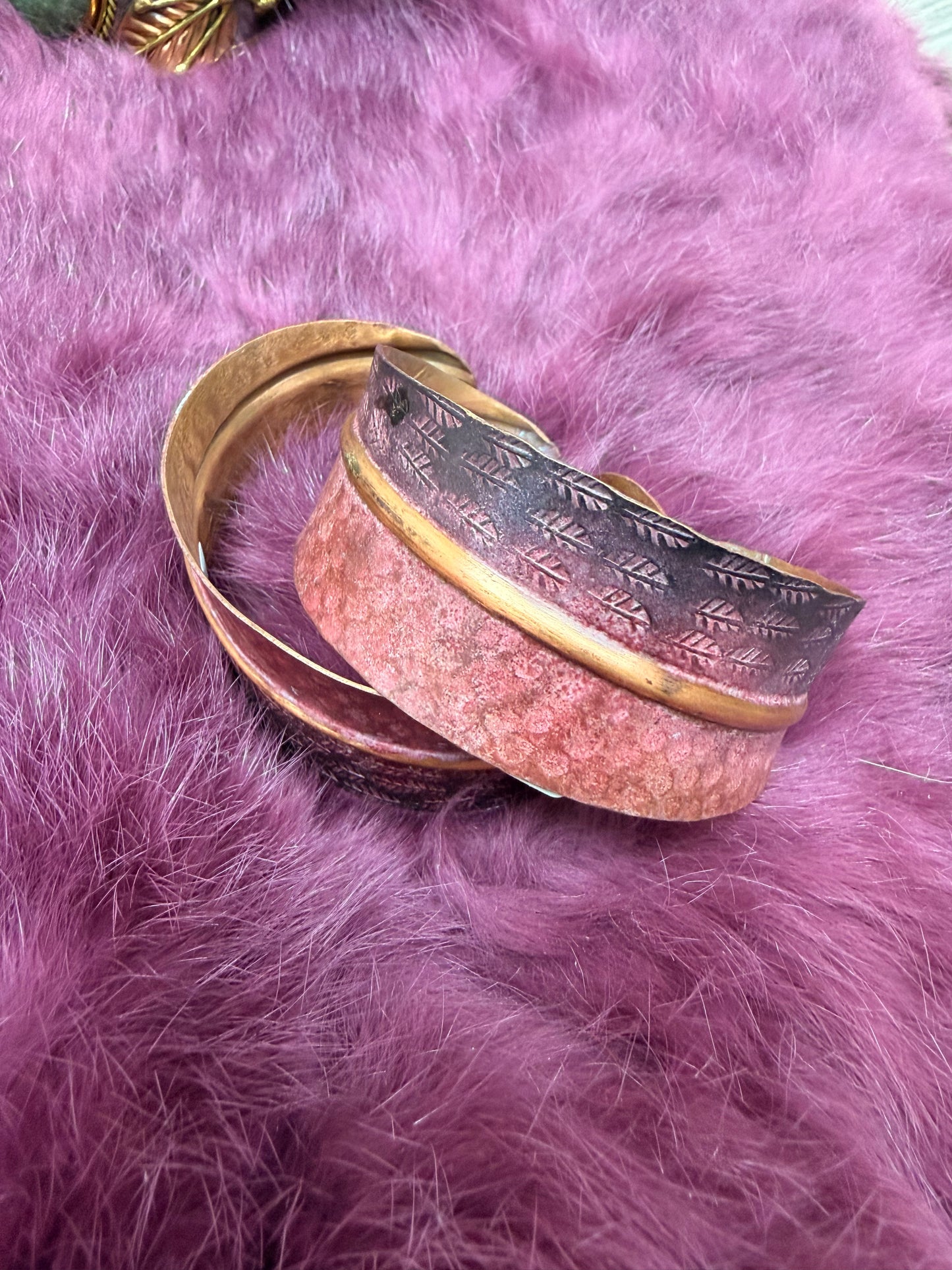 Patina Brass Cuff