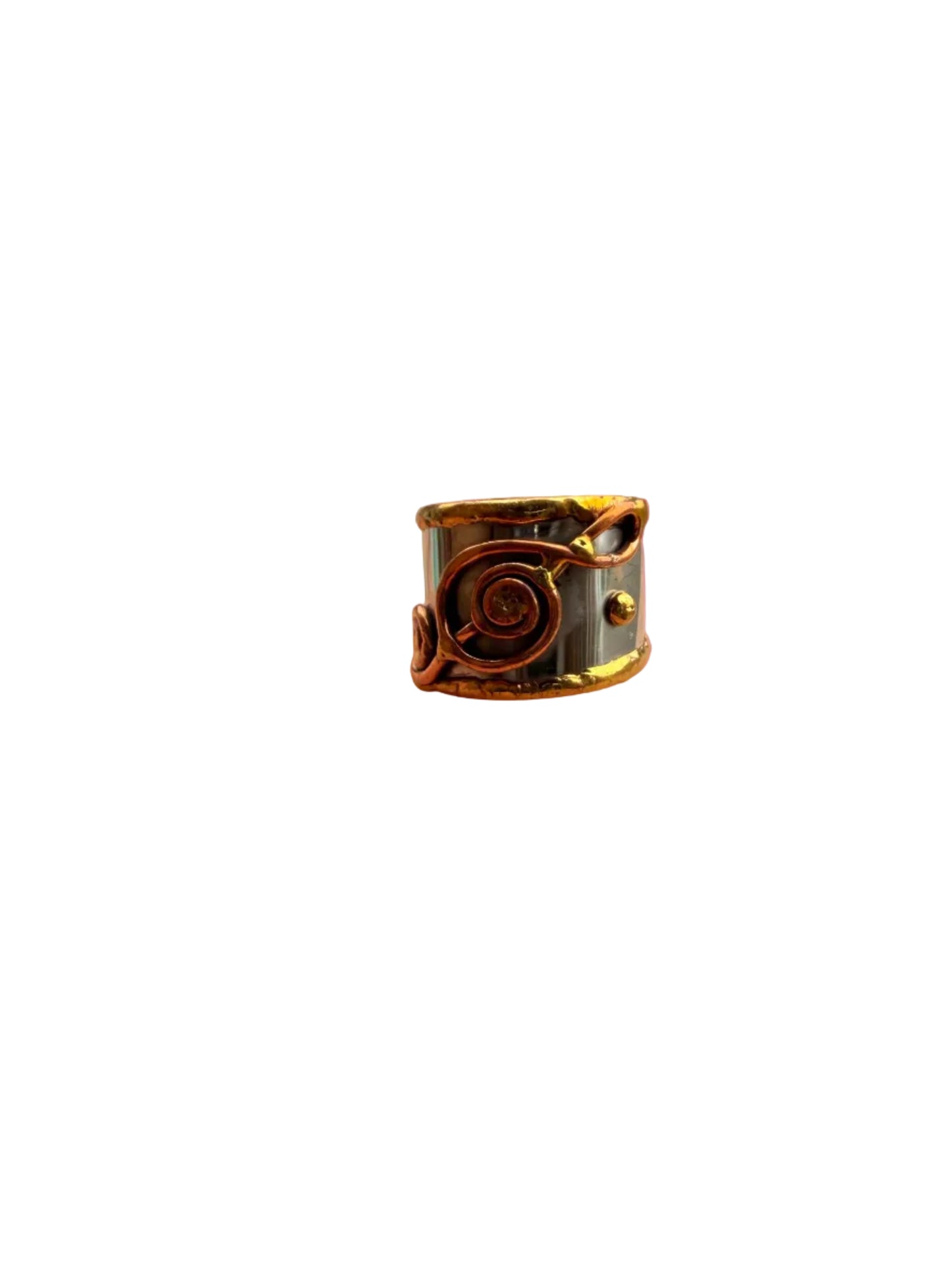 Mixed Metal Cuff Ring