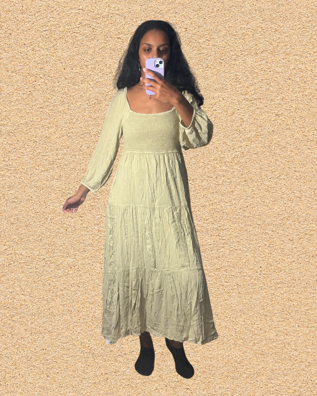 Olive Stitch Dress