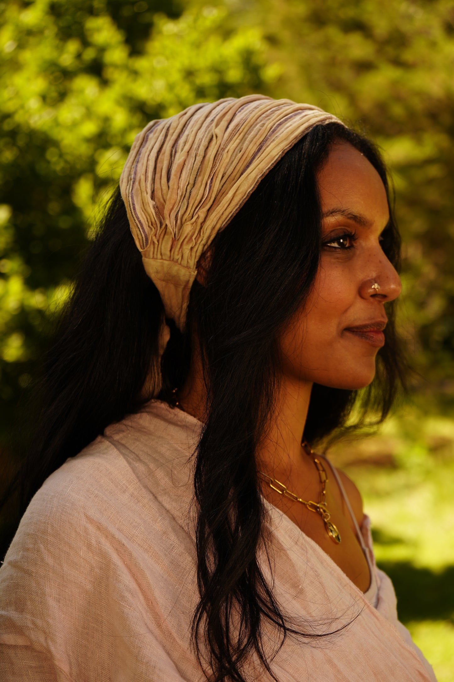 Tie-Back Cotton Headband