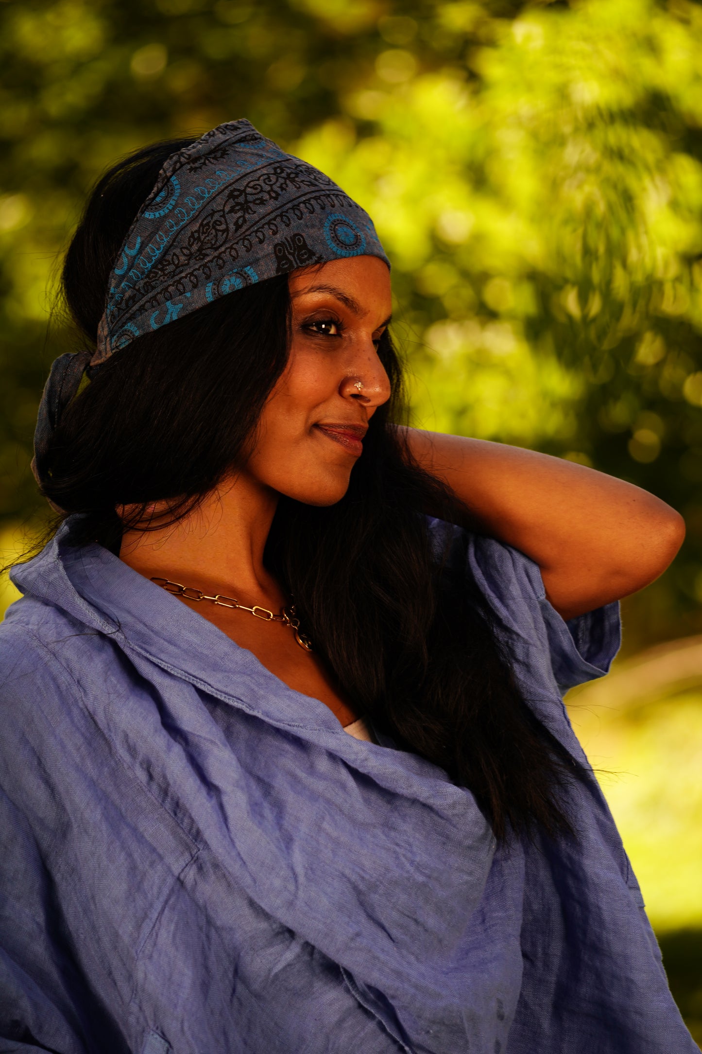 Tie-Back Cotton Headband