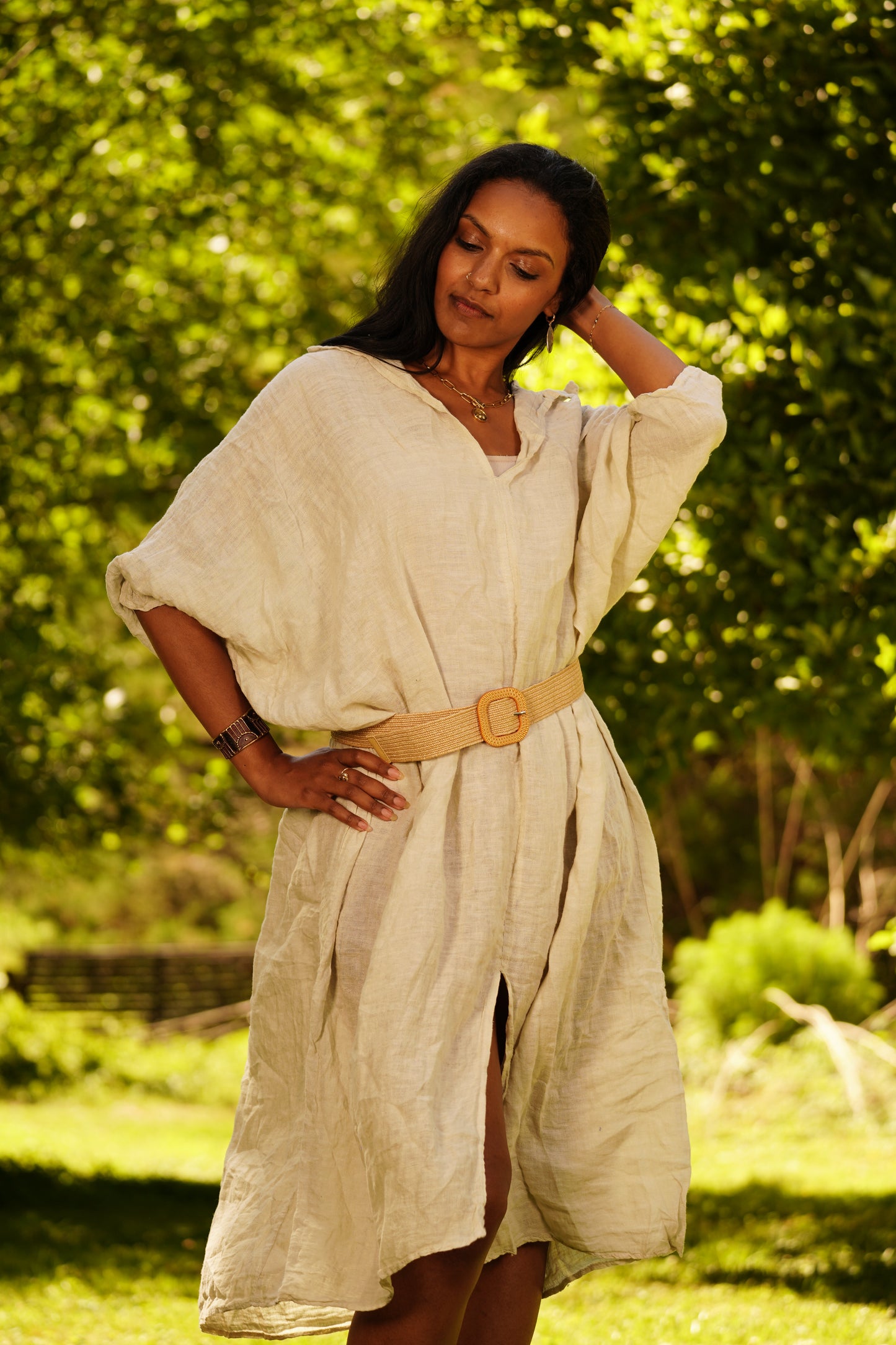 Linen Oversized Kaftan