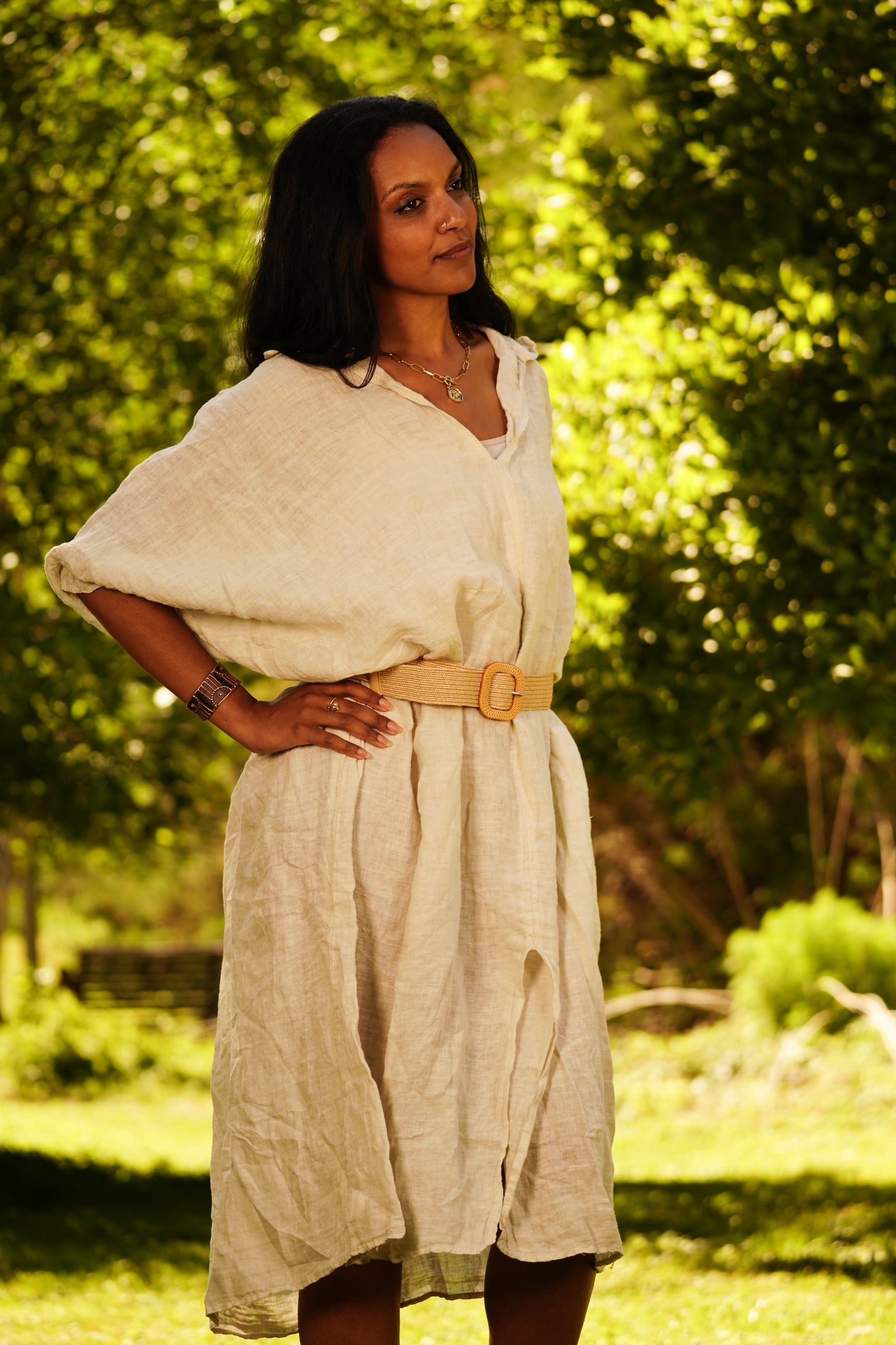 Linen Oversized Kaftan