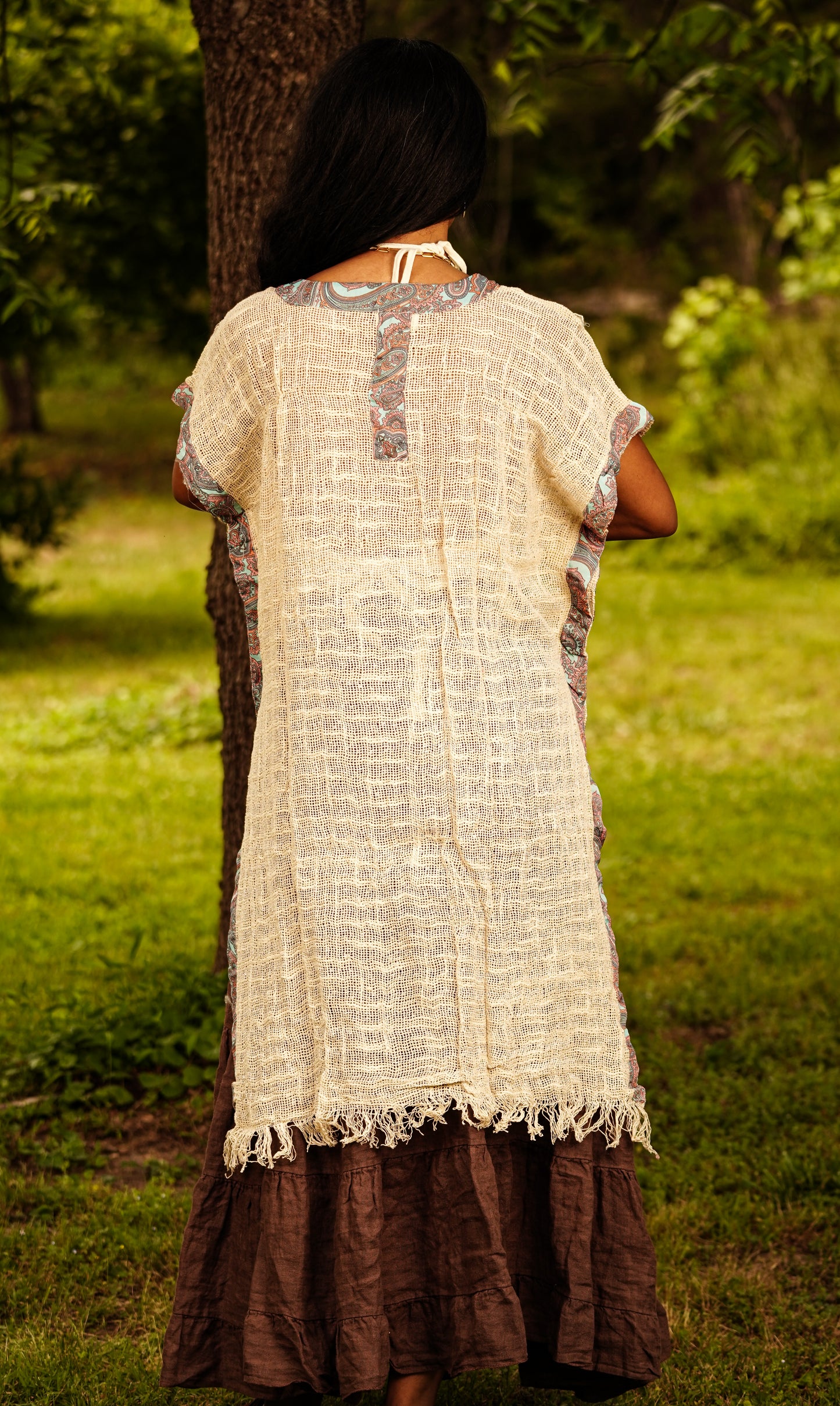 Woven Cotton Kimono