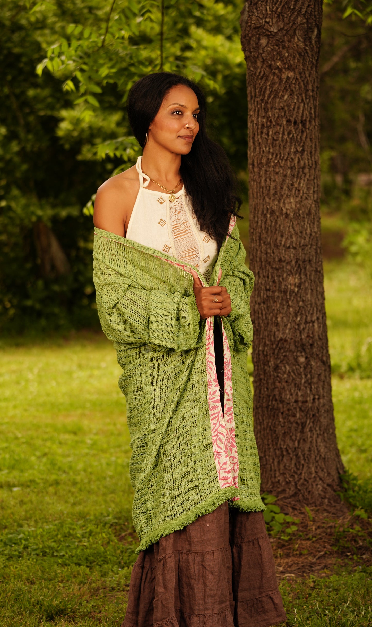 Woven Cotton Kimono
