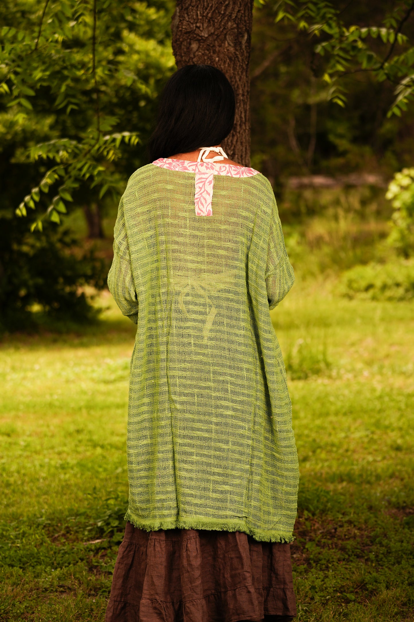 Woven Cotton Kimono