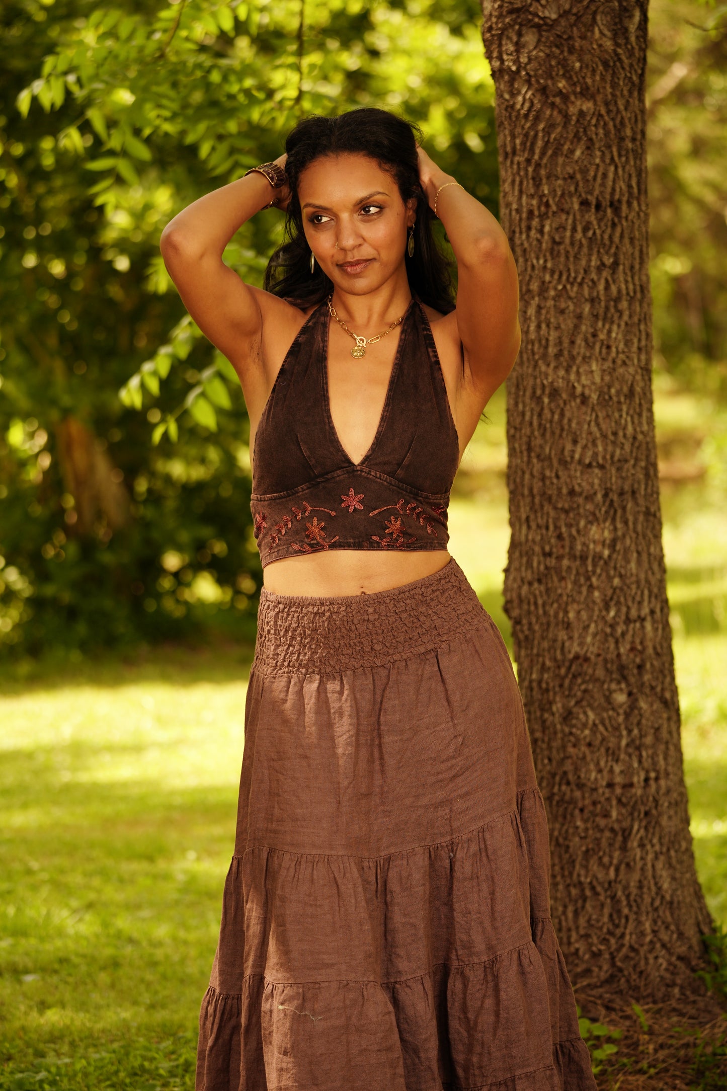 Reversible Embroidered Bralette