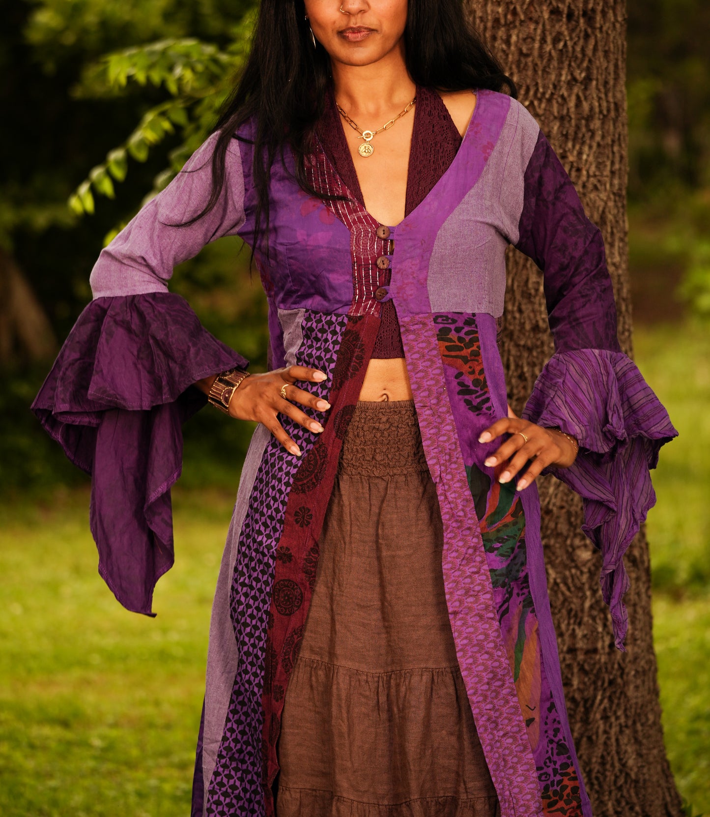 Solstice Patchwork Kimono