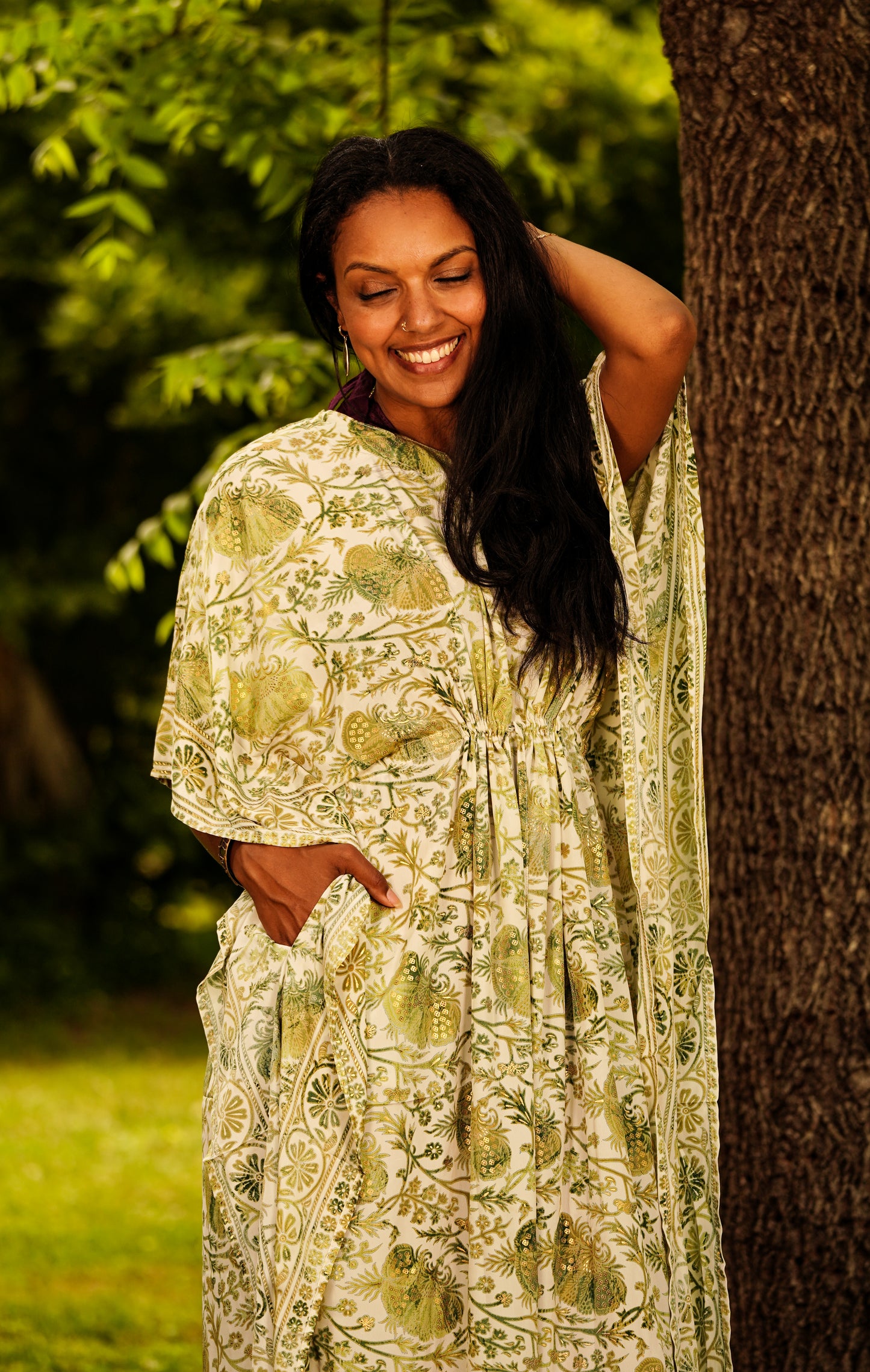 Recycled Silk Kaftan