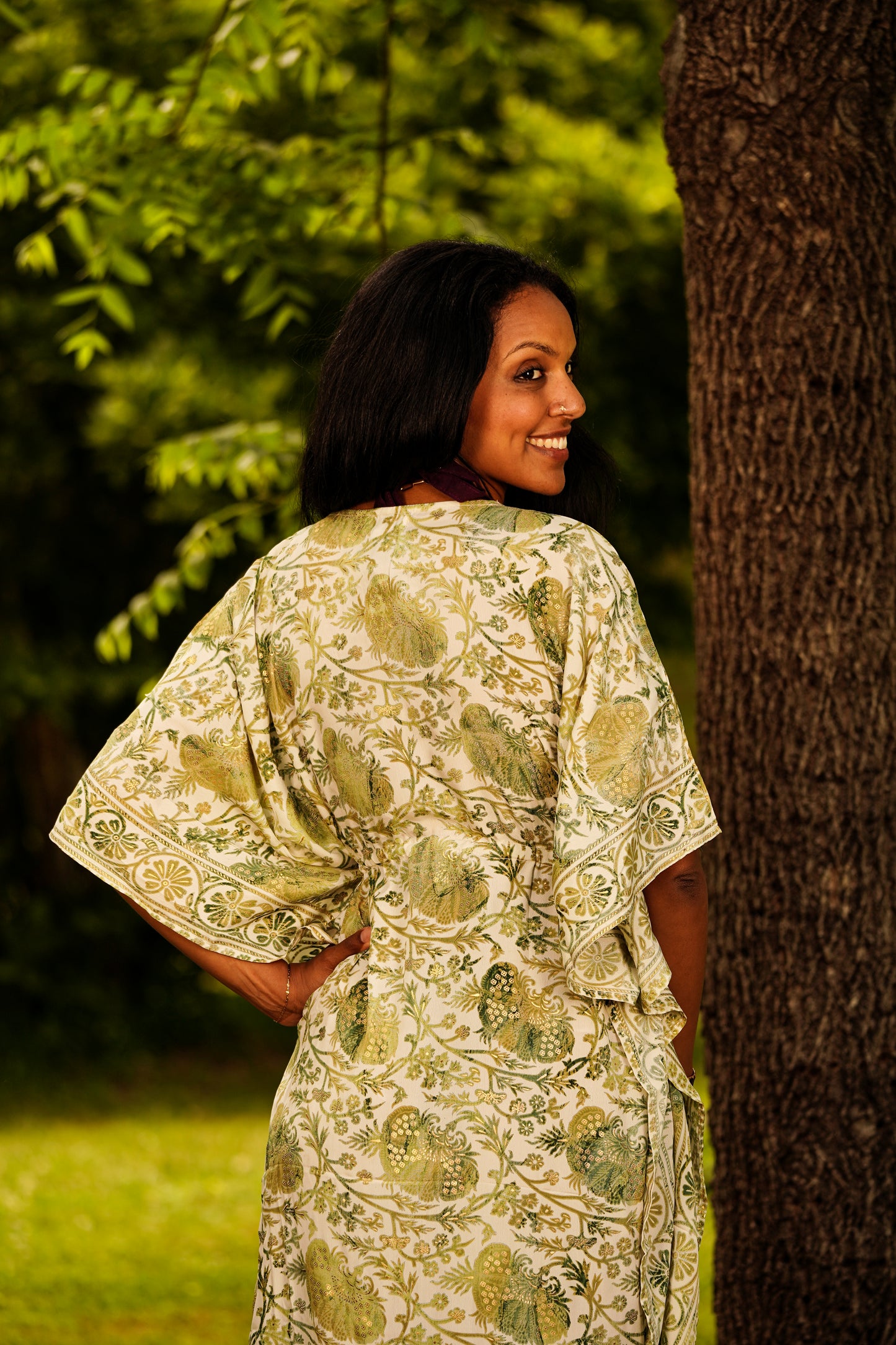 Recycled Silk Kaftan