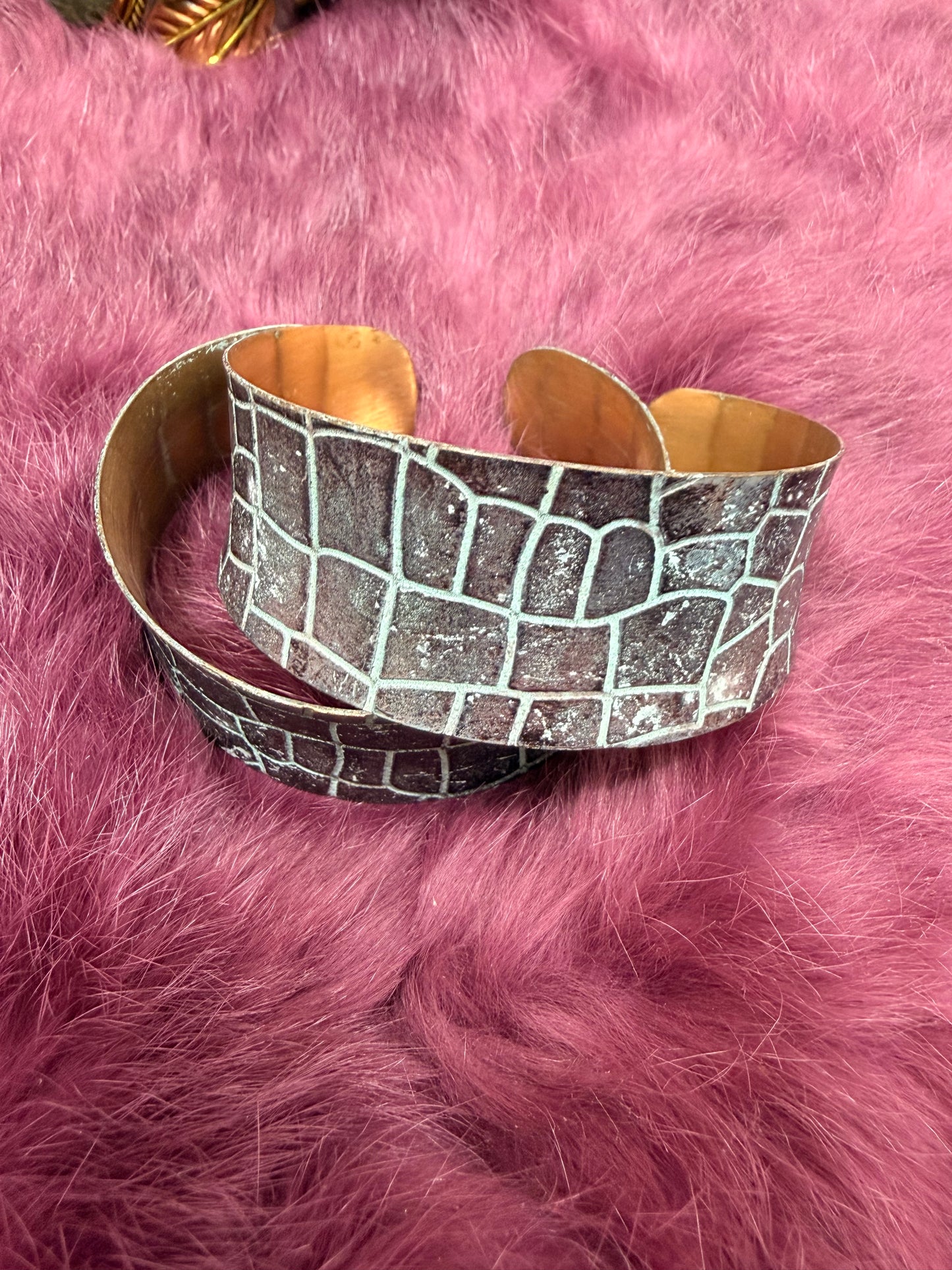 Patina Brass Cuff