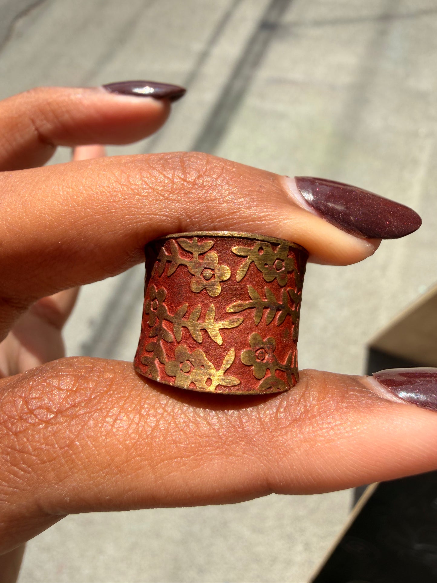 Patina Cuff Ring