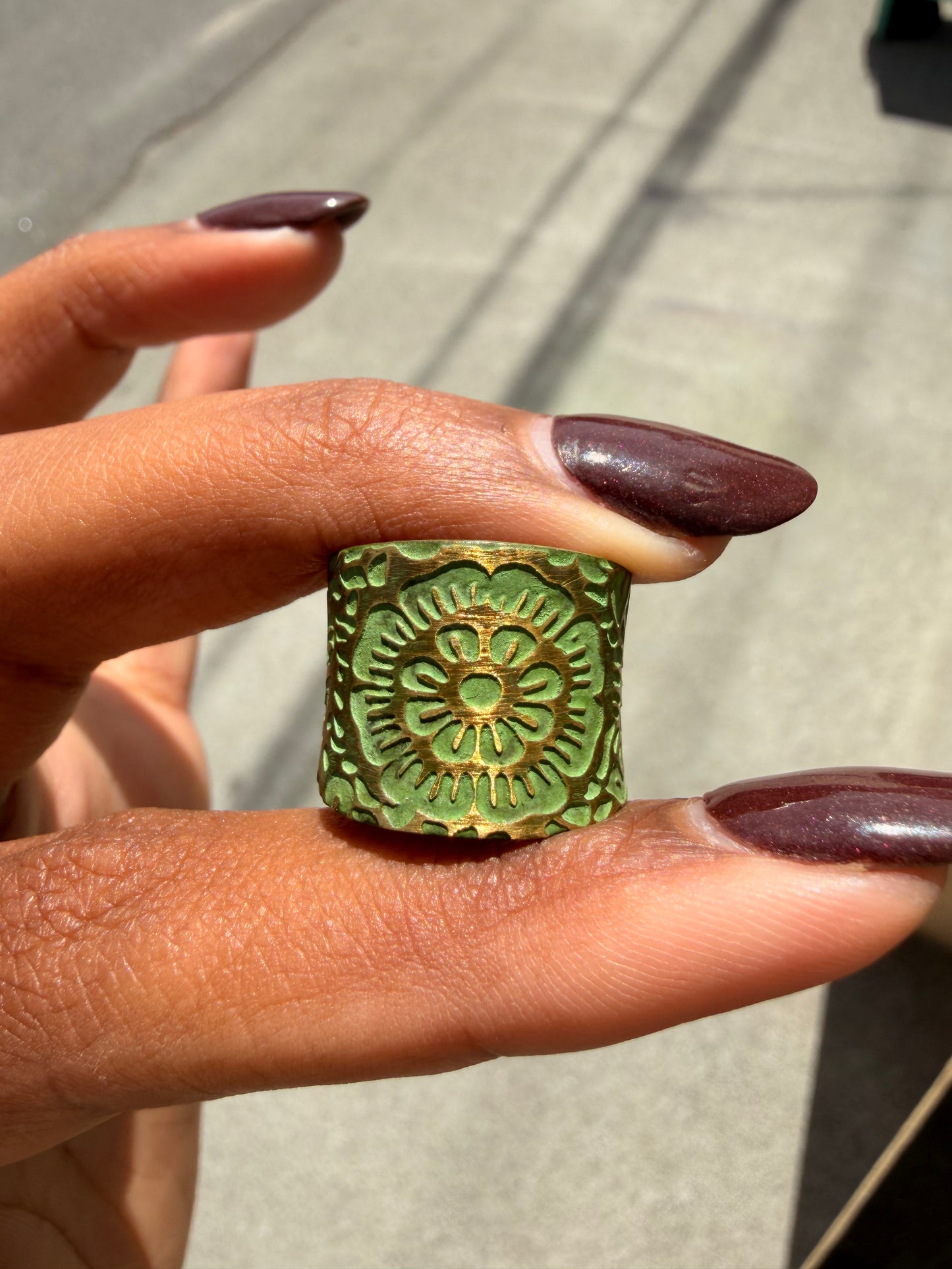 Patina Cuff Ring