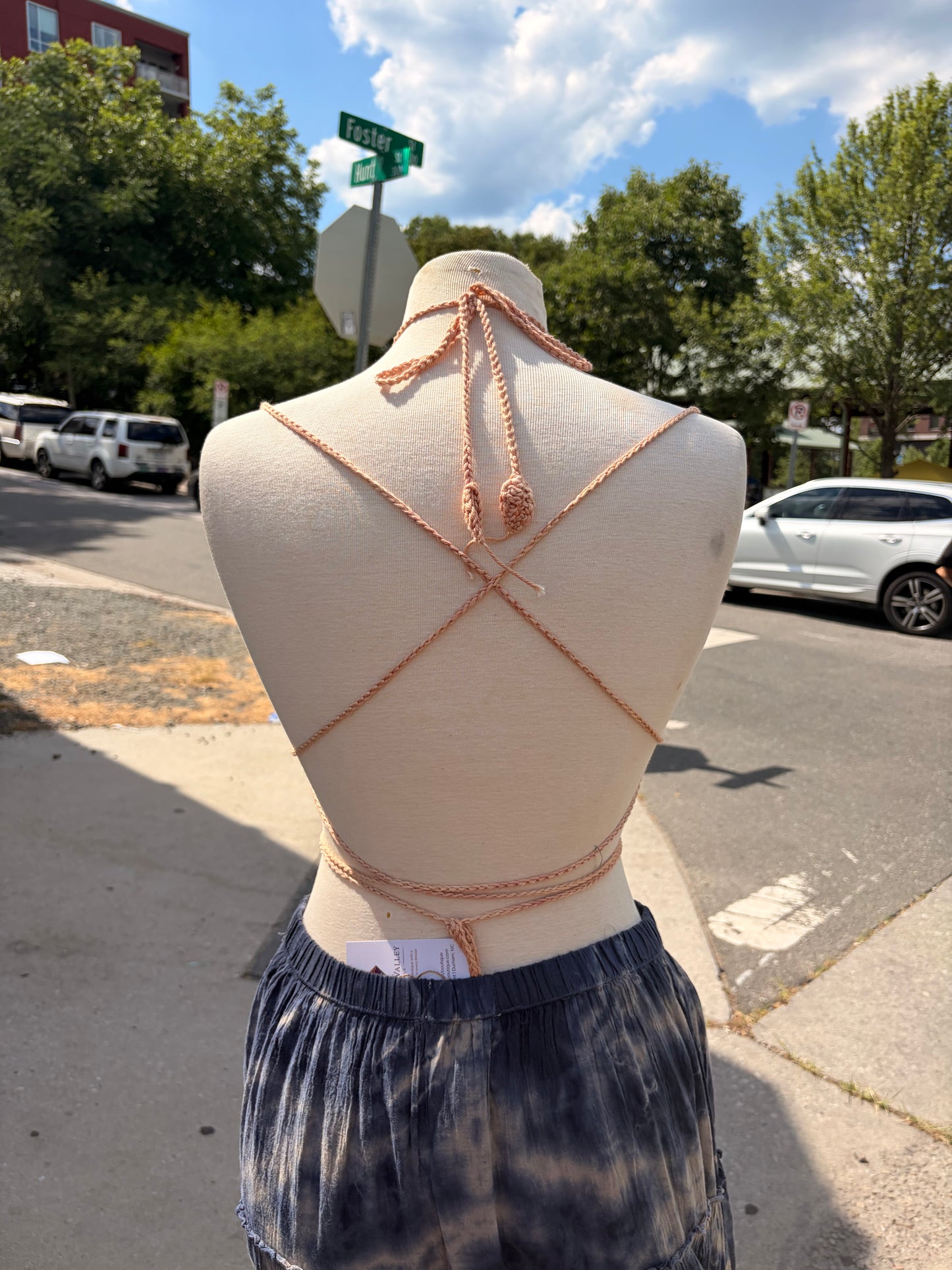 Crochet Butterfly Top