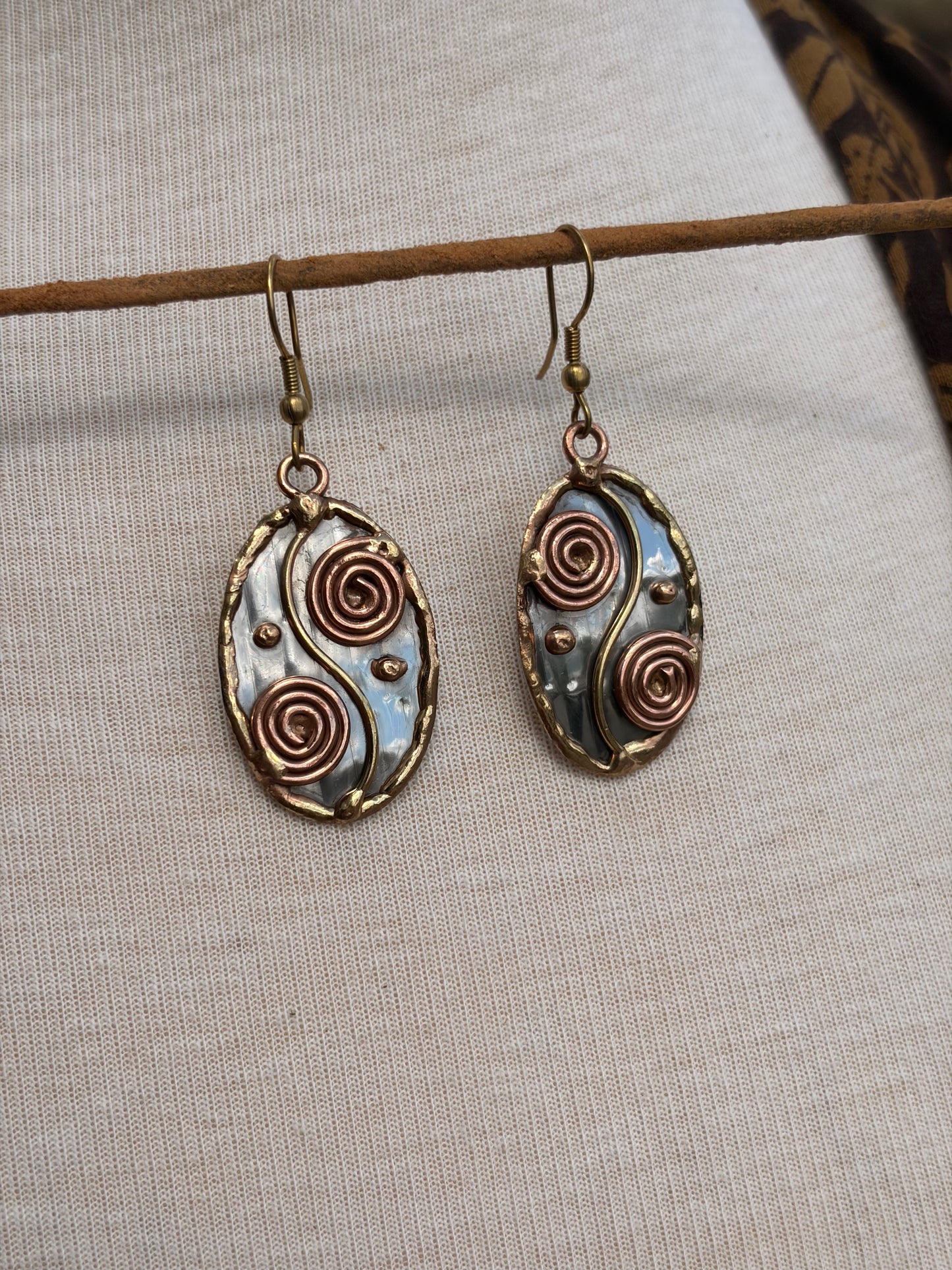 Mixed Metal Earrings