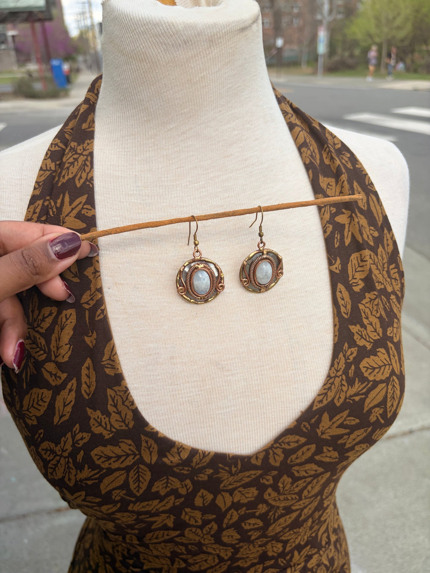 Mixed Metal Earrings