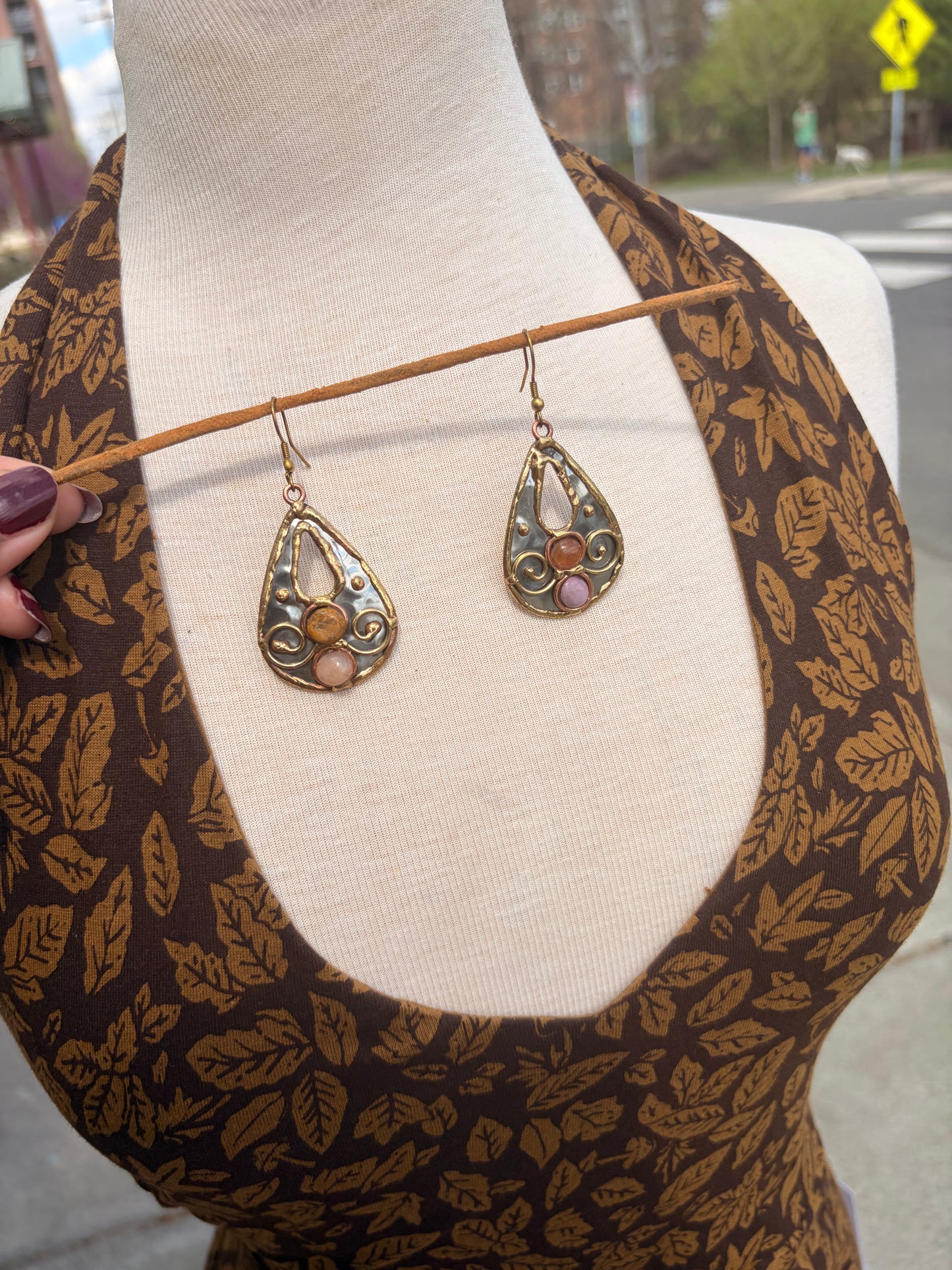 Mixed Metal Earrings