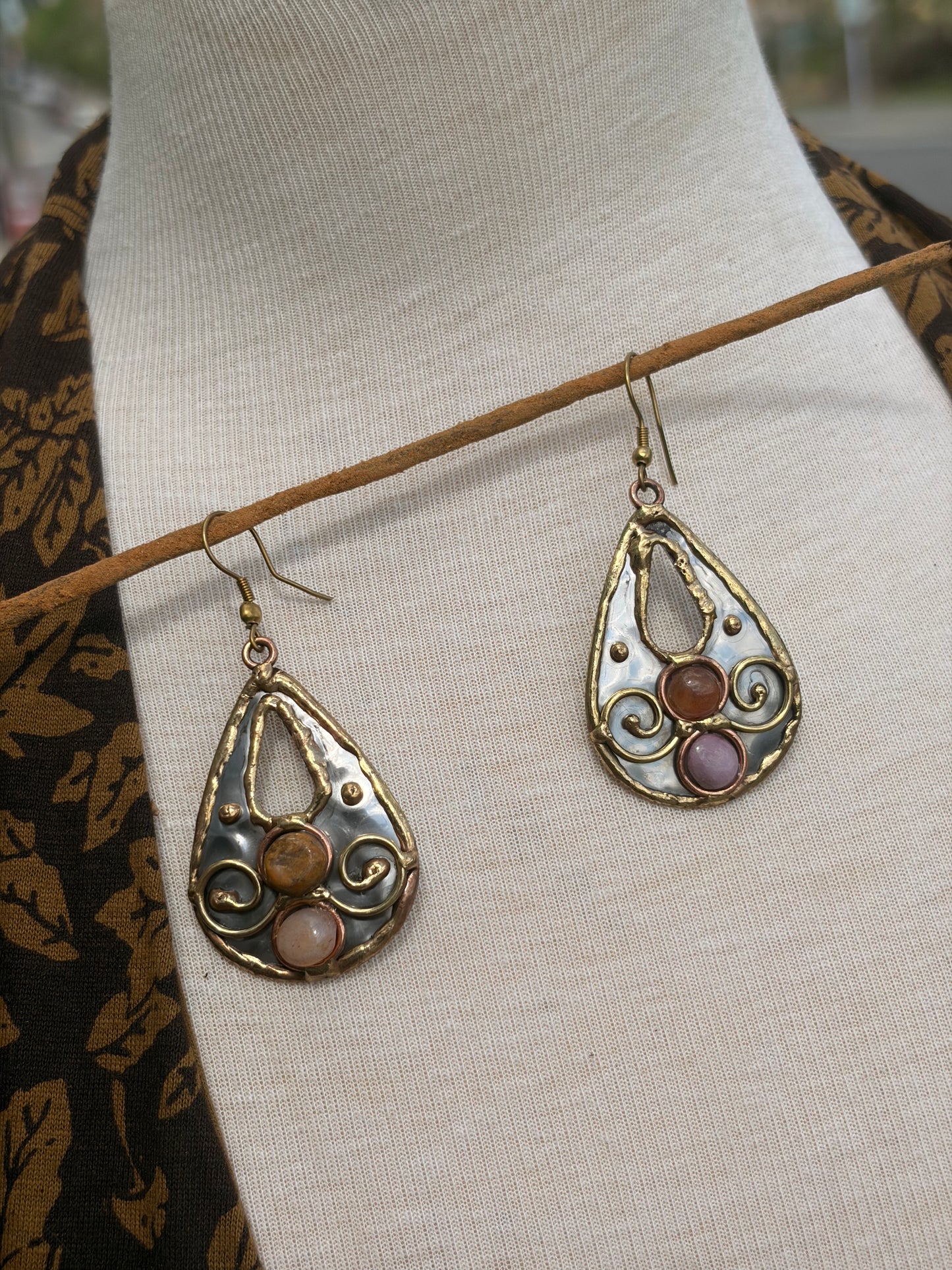 Mixed Metal Earrings