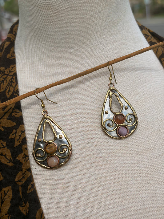 Mixed Metal Earrings