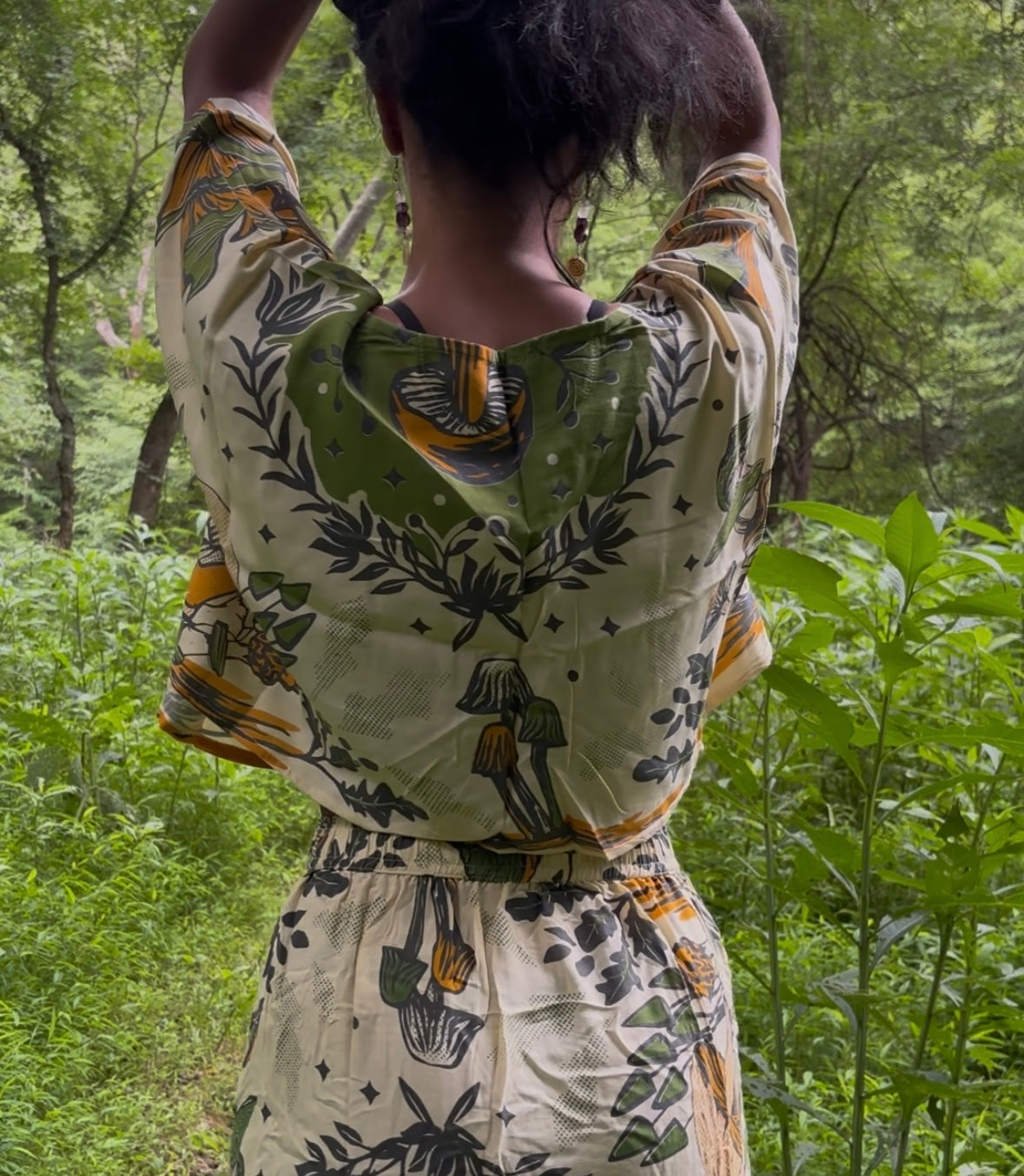 Mycelium Breeze Crop Top