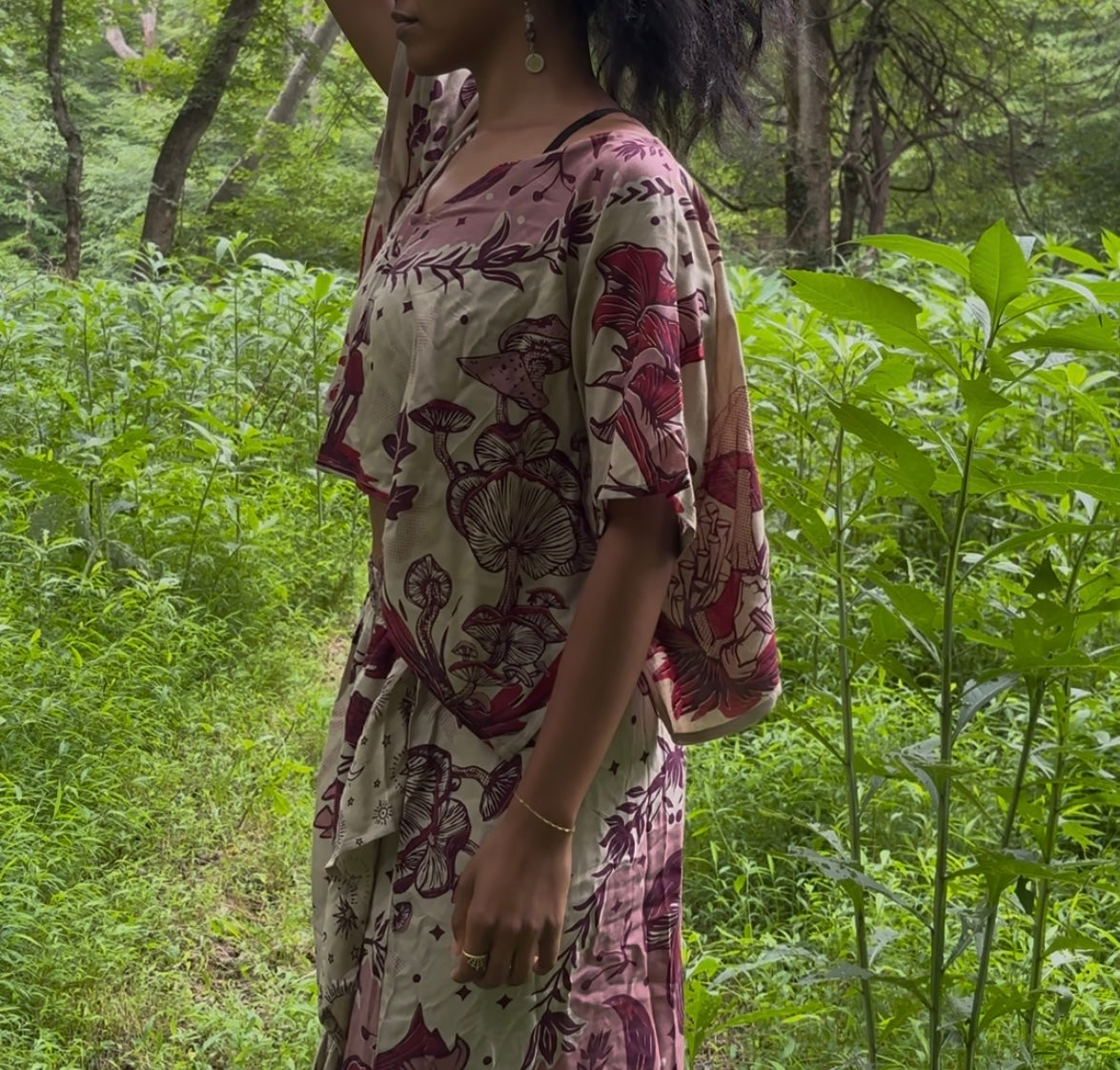 Mycelium Breeze Crop Top
