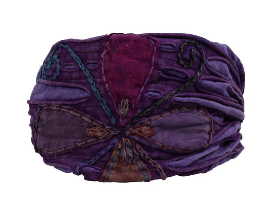 Embroidered Cotton Headband