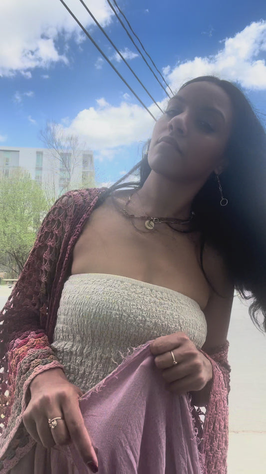 Hand-Dyed Woven Shawl